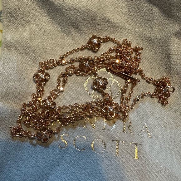Kendra Scott Rue Long Chain in Rose - Picture 6 of 6
